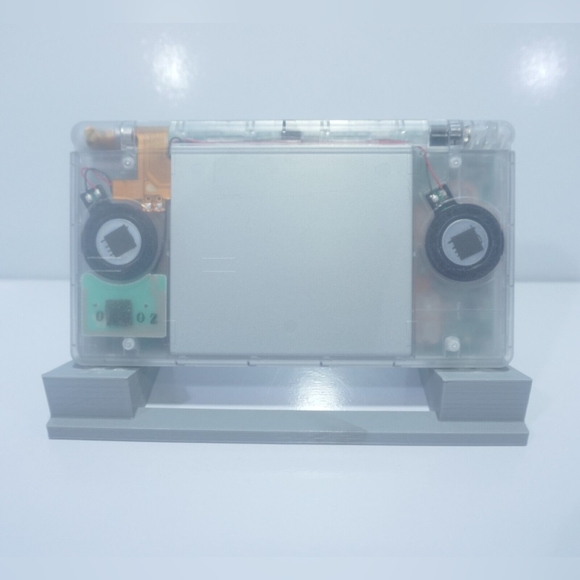 Nintendo DS Lite Transparent Clear Handheld System with Light Up LED Buttons - Picture 5 of 10